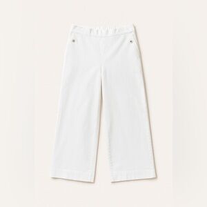 SPANX Ivory Ankle-Length Trousers